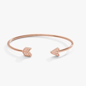 ALEX and ANI Pave Arrow Flex Cuff